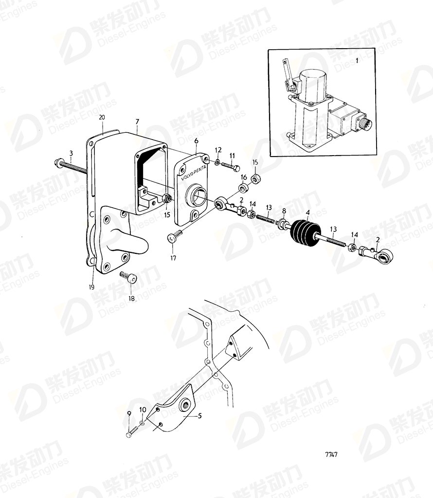 VOLVO Hexagon screw 940188 Drawing